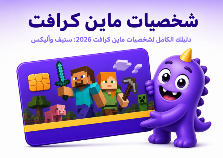 شخصيات ماين كرافت: الدليل الشامل من ستيف إلى Ender Dragon - غلاف