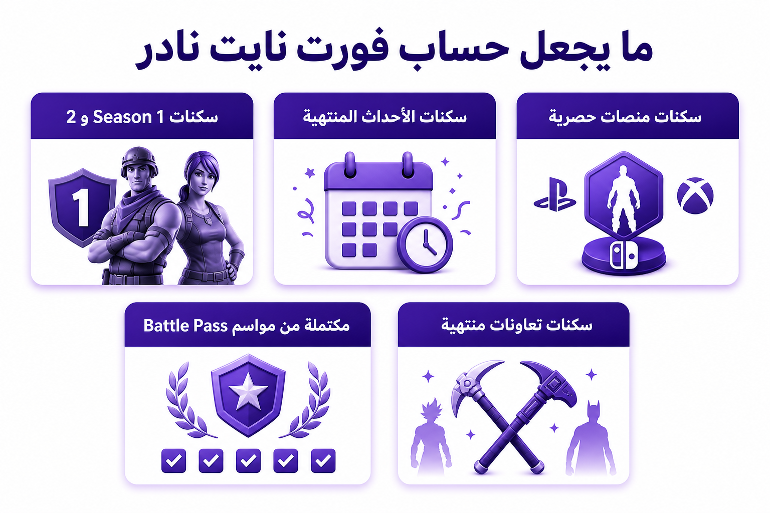 حساب فورت نايت نادر: ما يجعله نادر، ولماذا الأذكى أن تبنيه بنفسك - صورة توضيحية