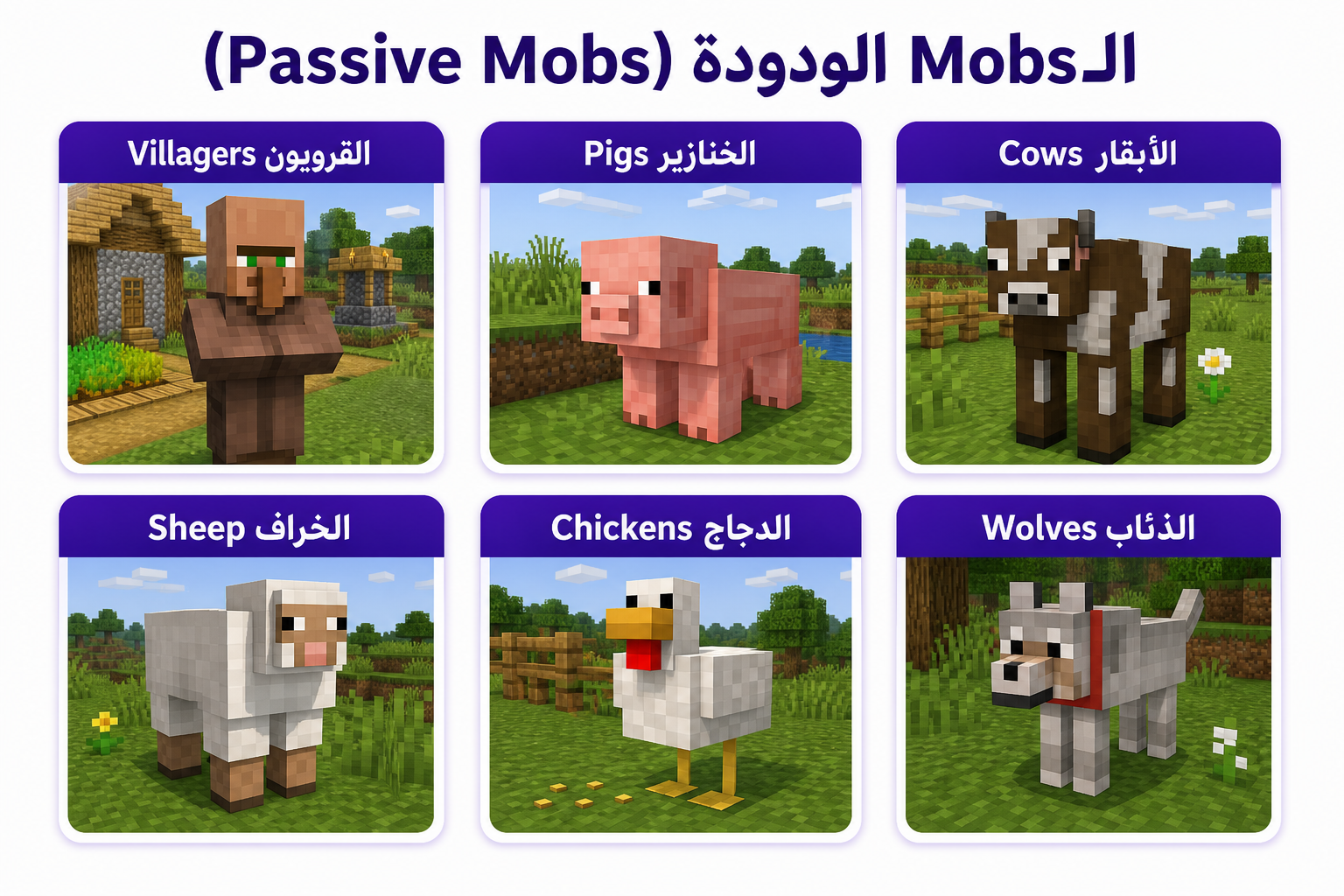 شخصيات ماين كرافت: الدليل الشامل من ستيف إلى Ender Dragon - صورة توضيحية