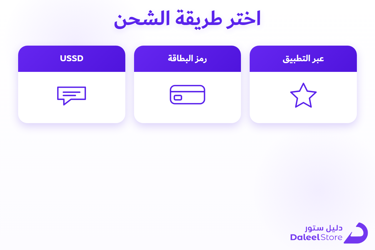 ثلاث طرق لشحن فرندي نت: التطبيق والرمز وUSSD