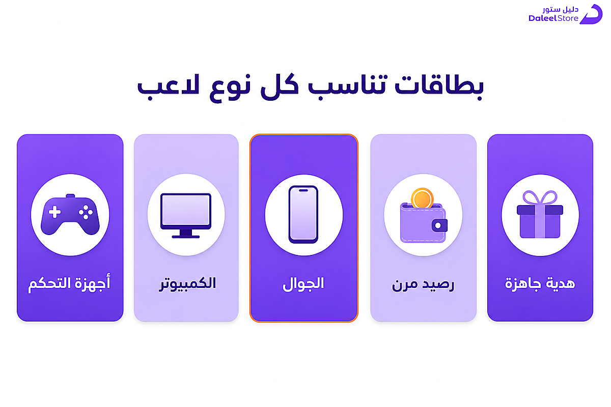 أنواع بطاقات الهدايا للاعبين على دليل ستور بلايستيشن وإكس بوكس وستيم