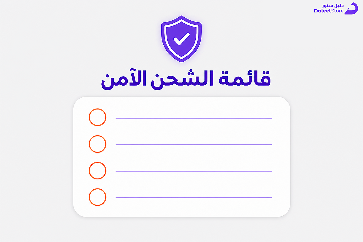 قائمة تحقق لشحن آمن لجواهر موبايل ليجندز